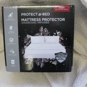 Protect A Bed Charcoal Infused Mattress Protector - King Sized, NWT
